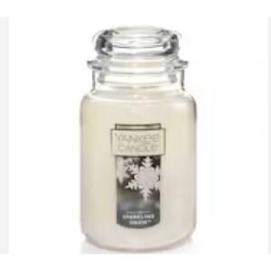 YANKEE CANDLE NWT SPARKLING SNOW SCENTED CANDLE 22 oz